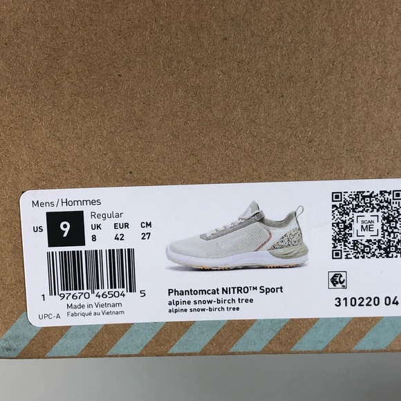 Puma Men’s Phantomcat NITRO Sport Cream and Gray Athletic Shoes main image 9